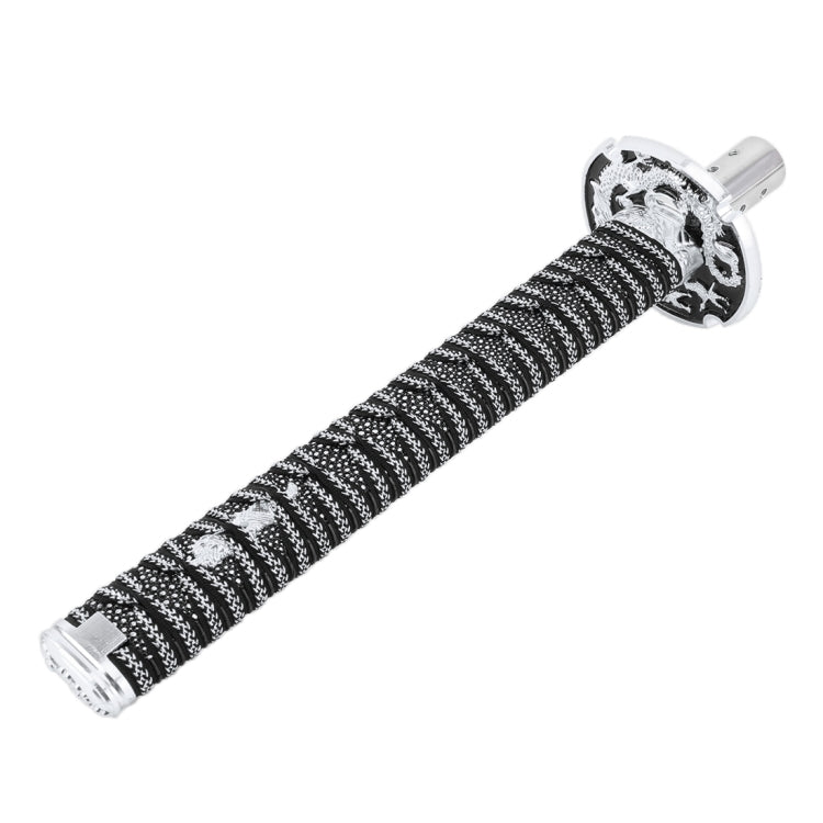 Universal Samurai Shape Manual or Automatic Gear Shift Knob, Length: 31.5cm (Silver) - Shift Knob by buy2fix | Online Shopping UK | buy2fix