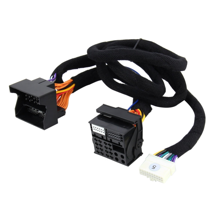 Car Radio DVD GPS DSP Ampplified Audio Extension Power Cable Wiring, Cable Length: 1.5m, For Volkswagen, Audi A4/Q5/Q7, Passat Lingyu, BMW B/C Series, Passat B5, Cayenne and More Vehicles - In Car by buy2fix | Online Shopping UK | buy2fix