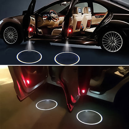 2 PCS LED Car Door Welcome Logo Car Brand 3D Shadow Light for Mercedes-Benz - Door Lights by buy2fix | Online Shopping UK | buy2fix