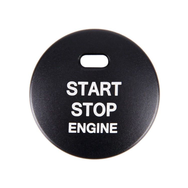 3D Aluminum Alloy Engine Start Stop Push Button Cover Trim Decorative Sticker for Mazda(Black) - In Car by buy2fix | Online Shopping UK | buy2fix