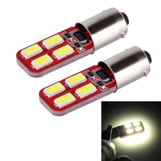 10 PCS BA9S 3W 200lm 6000K 8 SMD-5730 LEDs Car Clearance Light Lamp, DC 12V(White Light) - Clearance Lights by buy2fix | Online Shopping UK | buy2fix