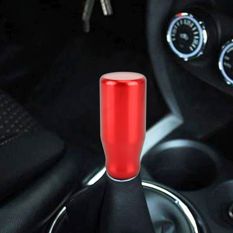 Universal Car Modified Gear Shift Knob Solid Color Smooth Auto Transmission Shift Lever Knob with Three Rubber Covers(Red) - Shift Knob by buy2fix | Online Shopping UK | buy2fix