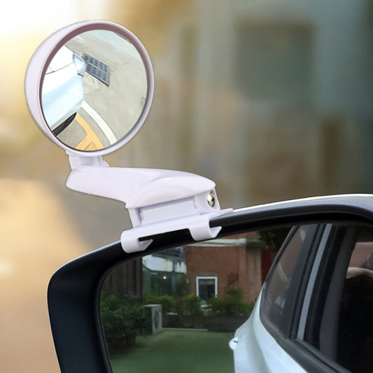3R-094 Auxiliary Rear View Mirror Car Adjustable Blind Spot Mirror Wide Angle Auxiliary Rear View Side Mirror for Left Mirror(White) - Convex Mirror & Accessories by 3R | Online Shopping UK | buy2fix