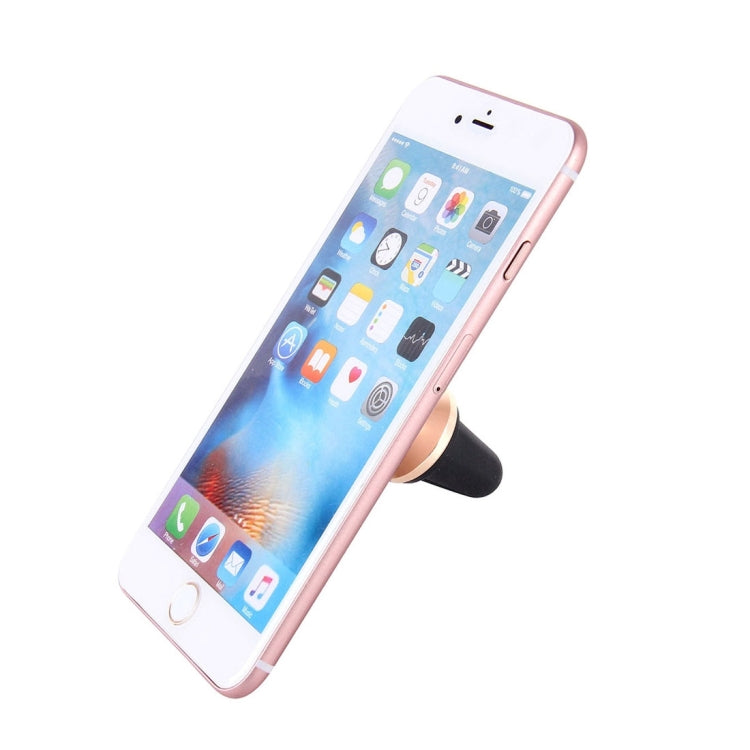 Universal Magnetic Car Air Vent Mount Phone Holder, For iPhone, Samsung, Huawei, Xiaomi, HTC and Other Smartphones(Gold) - Car Holders by buy2fix | Online Shopping UK | buy2fix