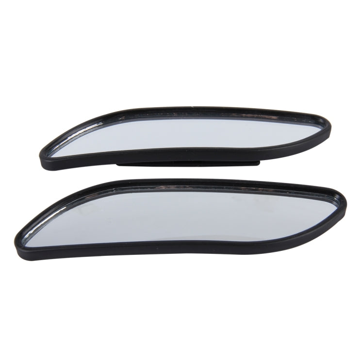 3R-067 2 PCS Car Blind Spot and Wide Rear View Wide Angle Adjustable Mirror(Black) - Convex Mirror & Accessories by 3R | Online Shopping UK | buy2fix