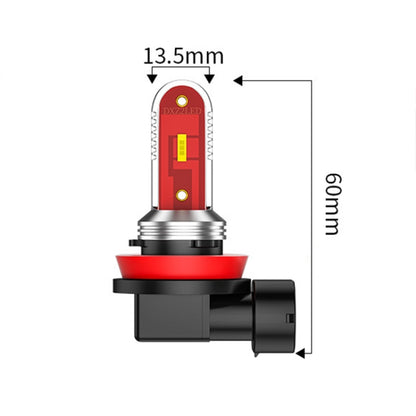 2 PCS H8 / H11 DC9-24V 7W 1200LM IP65 Car LED Fog Light (White Light) -  by buy2fix | Online Shopping UK | buy2fix