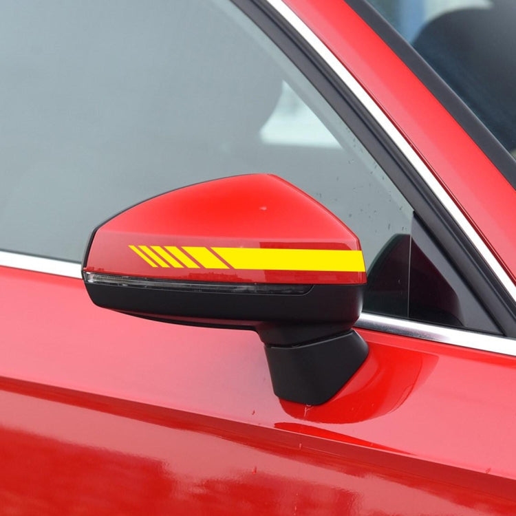 5 in 1 Car Styling Stripe Hood PVC Sticker Auto Decorative Sticker (Yellow) - Decorative Sticker by buy2fix | Online Shopping UK | buy2fix