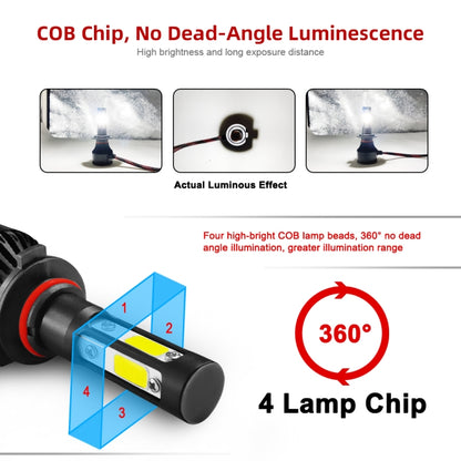 2 PCS S2 H13 / 9008 DC9-36V / 25W / 6000K / 2500LM IP68 Car LED Headlight Lamps(Cool White) - In Car by buy2fix | Online Shopping UK | buy2fix