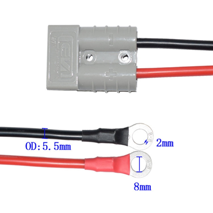 50A SMH Anderson Plug to O Shape Terminal Booster Cable, Length: 0.5m - In Car by buy2fix | Online Shopping UK | buy2fix