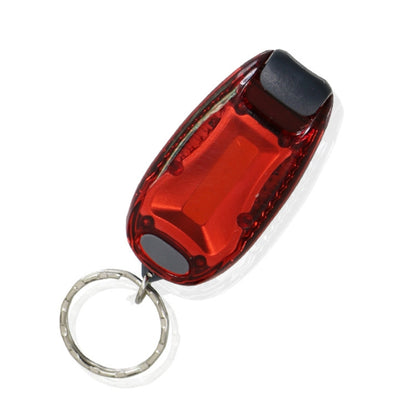 Multifunctional Portable Bicycle Taillight Helmet Light Running Warning Light Luminous Keychain (Red) - Taillights by buy2fix | Online Shopping UK | buy2fix