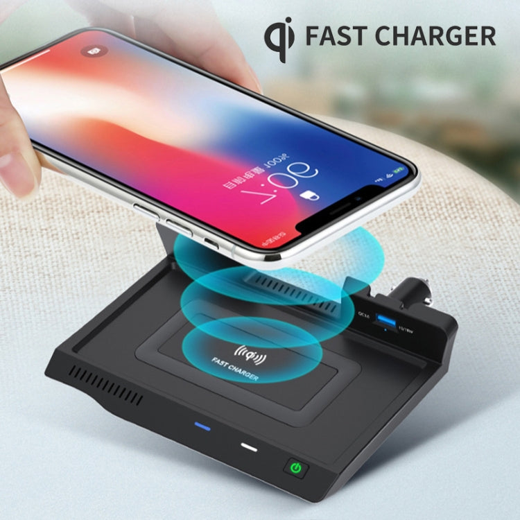 HFC-1040 Car Qi Standard Wireless Charger 10W Quick Charging for Nissan Teana 2019-2021, Left Driving - In Car by buy2fix | Online Shopping UK | buy2fix