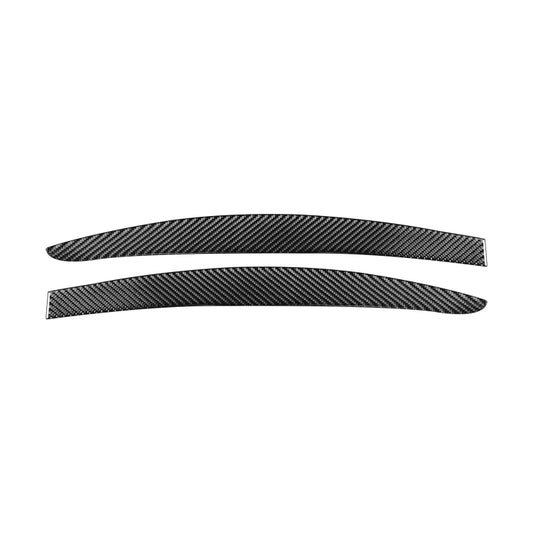 2 PCS / Set Carbon Fiber Car Light Eyebrow Decorative Sticker for Volkswagen Scirocco 2009-2016,Left and Right Drive Universal - In Car by buy2fix | Online Shopping UK | buy2fix