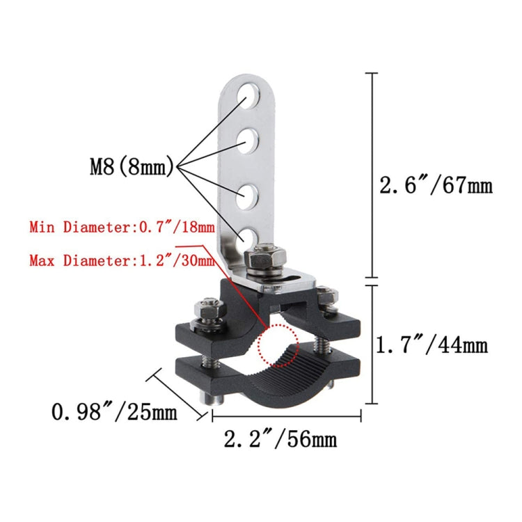 Y-021 Universal LED Light Mounting Bracket - In Car by buy2fix | Online Shopping UK | buy2fix