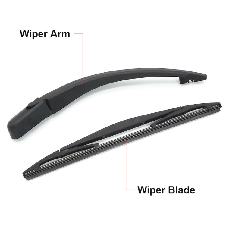 JH-PG02 For Peugeot 107 2005- Car Rear Windshield Wiper Arm Blade Assembly 6405V5 - In Car by buy2fix | Online Shopping UK | buy2fix