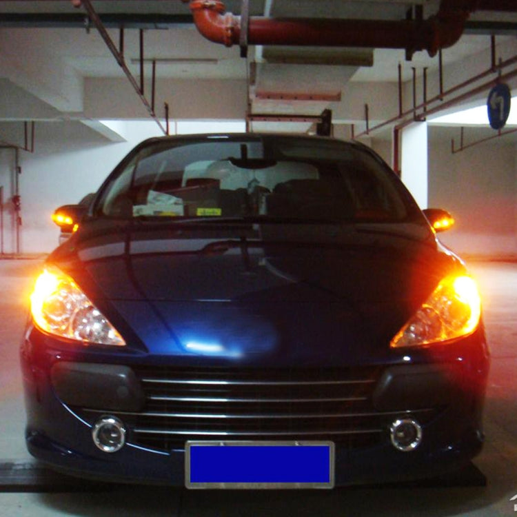 10pcs 1156 DC12V 1.2W Car Turn Signal Light (Yellow Light) - In Car by buy2fix | Online Shopping UK | buy2fix