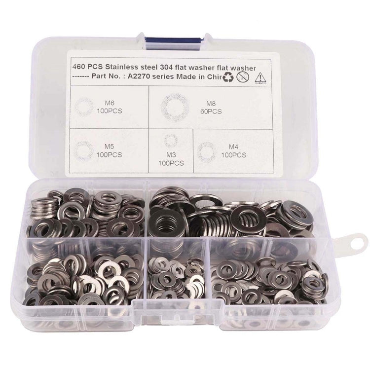 460 PCS Stainless Steel Spring Lock Washer Assorted Kit for Car / Boat / Home Appliance - In Car by buy2fix | Online Shopping UK | buy2fix