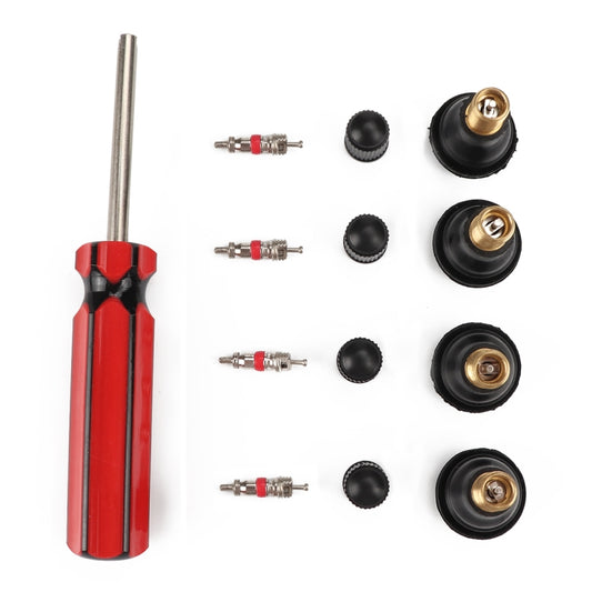 Tire Removal Tool + Tire Valve Set + TR412 for Car Trunk Motorcycles - In Car by buy2fix | Online Shopping UK | buy2fix