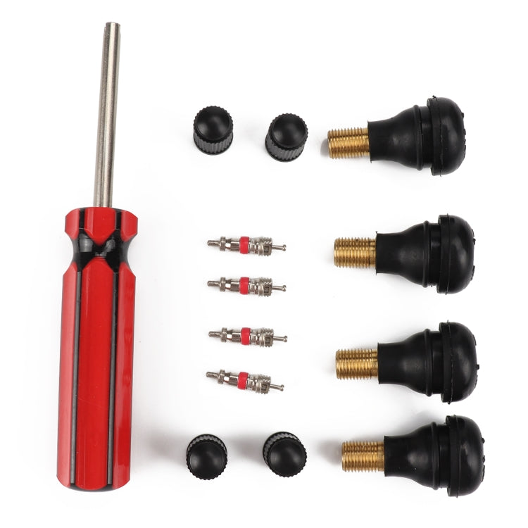 Tire Removal Tool + Tire Valve Set + TR412 for Car Trunk Motorcycles - In Car by buy2fix | Online Shopping UK | buy2fix