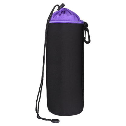 SLR Camera Lens Bag Micro Single Lens Bag Lens Inner Bile Bag Waterproof Protective Case Plus Velvet Thickening, Diameter: 10cm, Height: 25cm(Purple) - Camera Accessories by buy2fix | Online Shopping UK | buy2fix