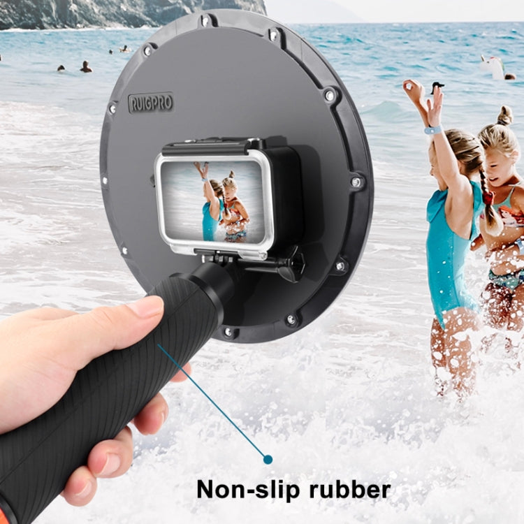 RUIGPRO Floating Hand Grip Dome Port Underwater Diving Camera Lens Transparent Cover for DJI Osmo Action - Other by RUIGPRO | Online Shopping UK | buy2fix