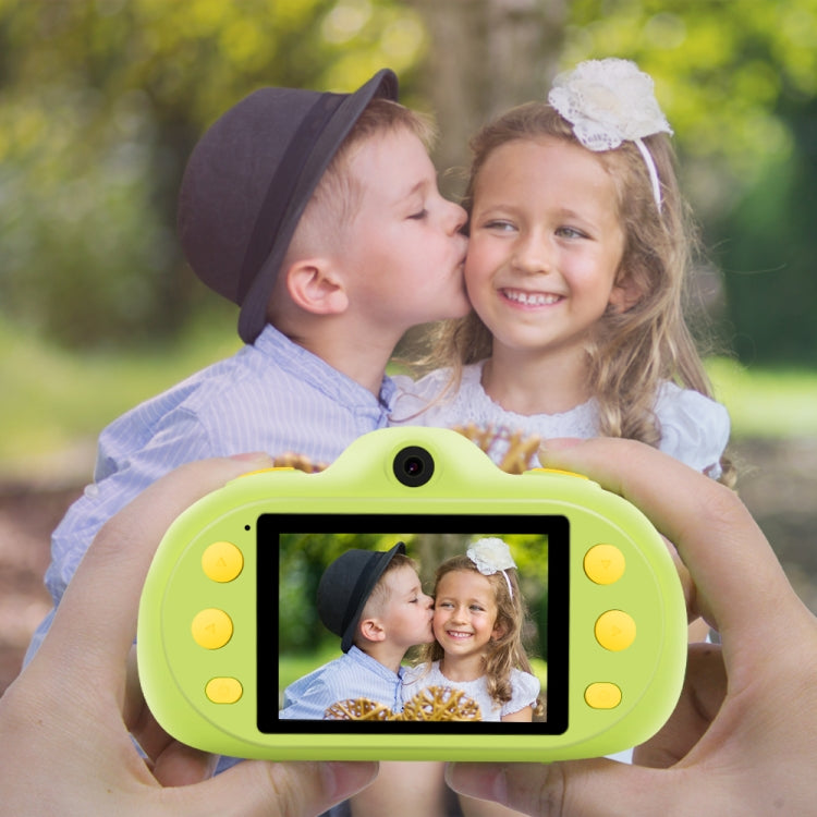 P8 2.4 inch Eight-megapixel Dual-lens Children Camera, Support for 32GB TF Card (Green) - Consumer Electronics by buy2fix | Online Shopping UK | buy2fix