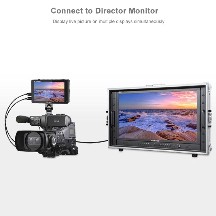 FEELWORLD LUT6S 1920x1080 2600 nits 6 inch IPS Screen HDMI 4K Touch Screen SDI HDI Camera Field Monitor - Camera Accessories by FEELWORLD | Online Shopping UK | buy2fix