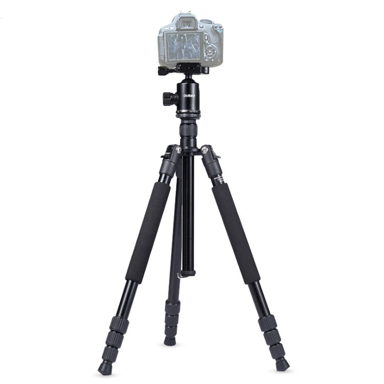 TRIOPO Oubao A-608S  Adjustable Portable  Aluminum Alloy Tripod with Ball Head for SLR Camera - Tripods by TRIOPO | Online Shopping UK | buy2fix