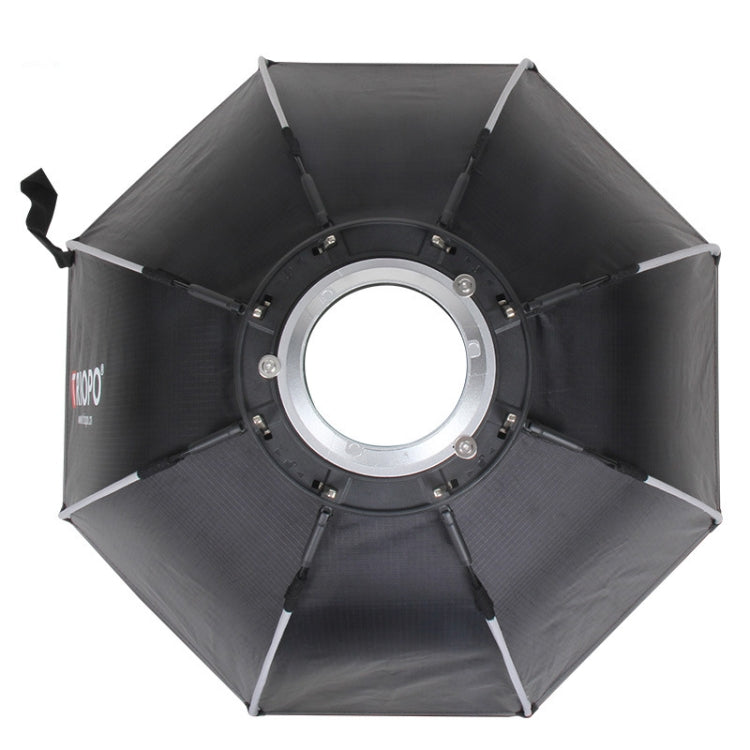 TRIOPO K2-90 90cm Speedlite Flash Octagon Parabolic Softbox Bowens Mount Diffuser (Black) - Camera Accessories by TRIOPO | Online Shopping UK | buy2fix