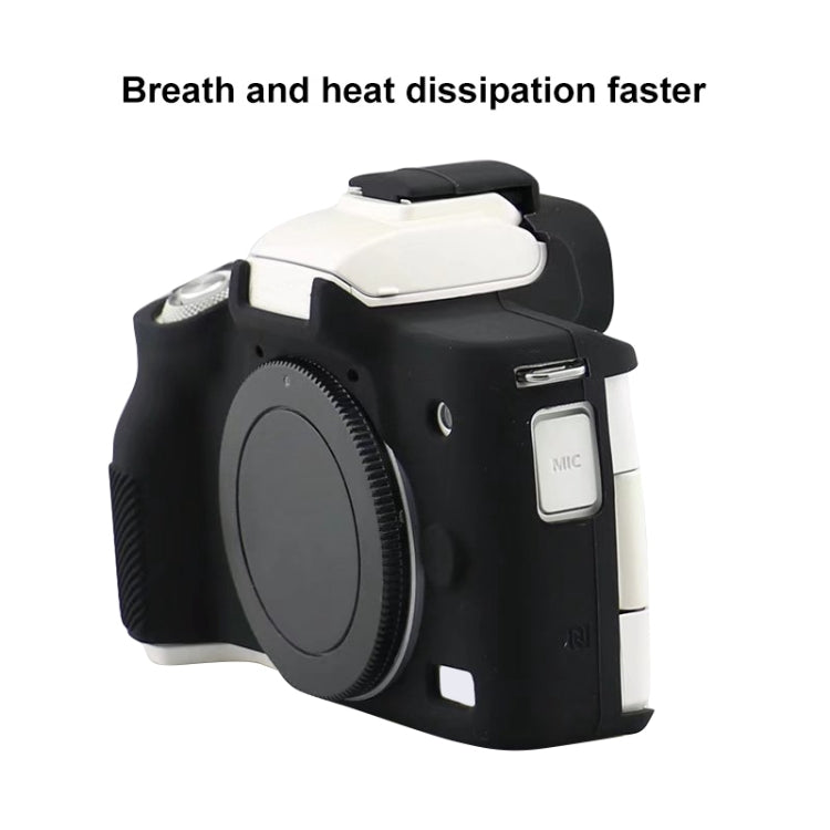 Soft Silicone Protective Case for Canon EOS M50 Mark II / M50 II (White) - Camera Accessories by buy2fix | Online Shopping UK | buy2fix