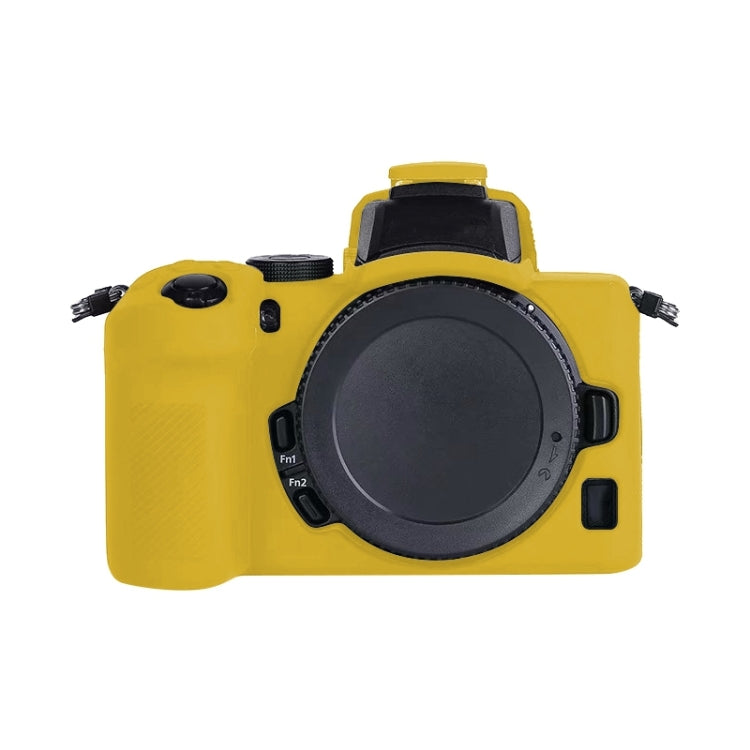 Soft Silicone Protective Case for Nikon Z50 (Yellow) - Camera Accessories by buy2fix | Online Shopping UK | buy2fix