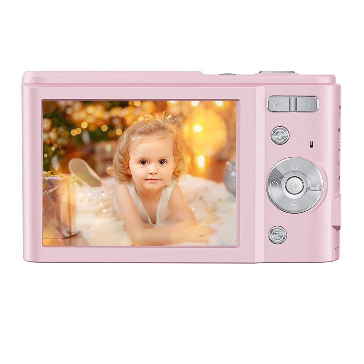 DC311 2.4 inch 36MP 16X Zoom 2.7K Full HD Digital Camera Children Card Camera, UK Plug (Pink) - Consumer Electronics by buy2fix | Online Shopping UK | buy2fix