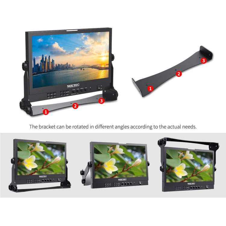 SEETEC ATEM156S 15.6 inch 3G-SDI HDMI Full HD 1920x1080P Multi-camera Broadcast Monitor(AU Plug) - Camera Accessories by SEETEC | Online Shopping UK | buy2fix