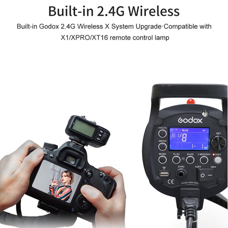 Godox QT600IIM 600Ws 1/8000s High Speed  Strobe Studio Flash Light(AU Plug) - Camera Accessories by Godox | Online Shopping UK | buy2fix