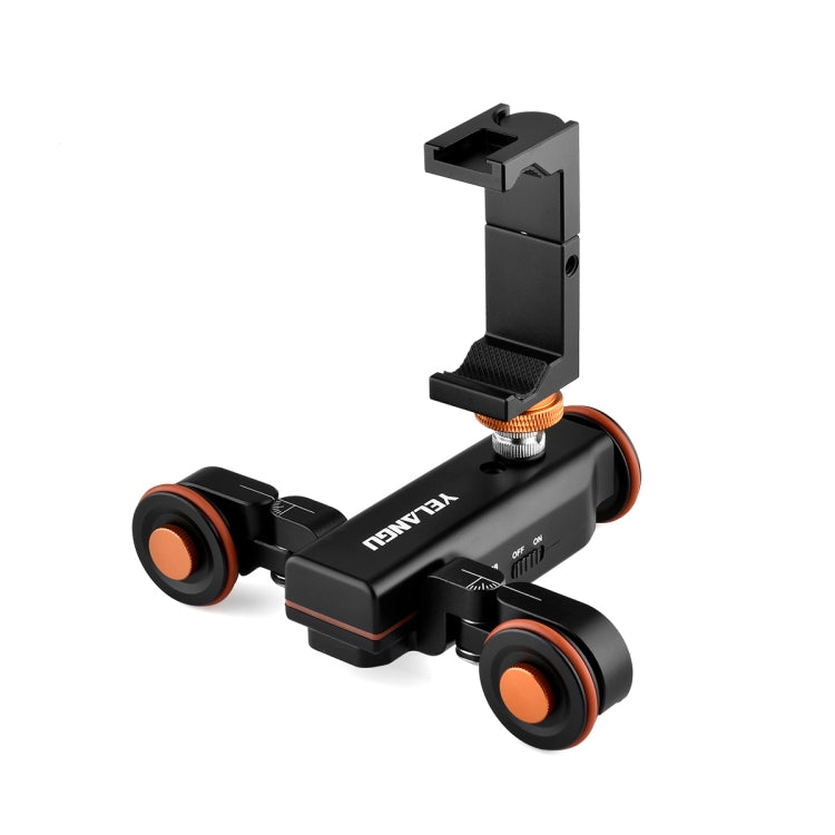 YELANGU L4X Camera Wheel Dolly + PC142 Phone Clamp with Remote, Load: 3kg - Camera Accessories by YELANGU | Online Shopping UK | buy2fix