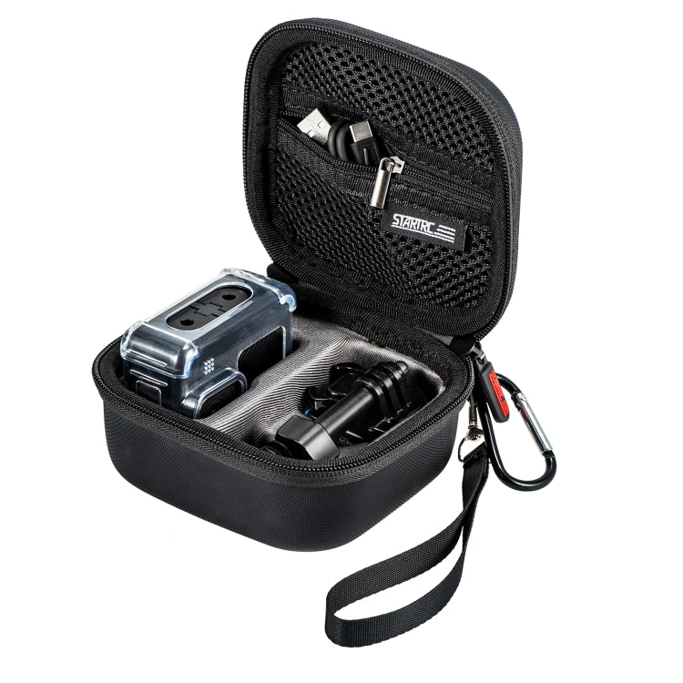 For GoPro Hero11 Black STARTRC Diamond Texture PU Leather Storage Bag (Black) - DJI & GoPro Accessories by STARTRC | Online Shopping UK | buy2fix