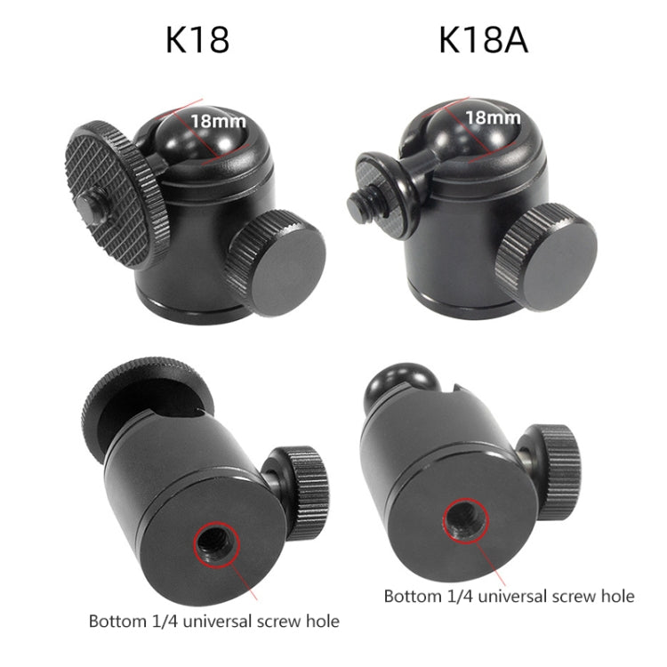 BEXIN K18 Mini 360 Degree Rotation Panoramic Metal Ball Head - Camera Accessories by BEXIN | Online Shopping UK | buy2fix