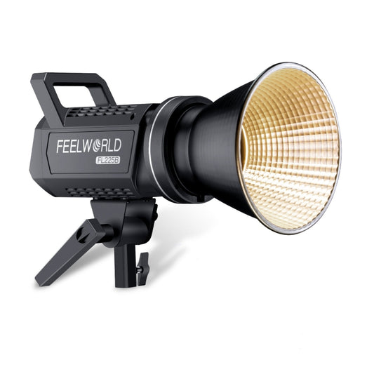 FEELWORLD FL225B 225W Bi-color Point Source Video Light, Bluetooth APP Control (UK Plug) - Shoe Mount Flashes by FEELWORLD | Online Shopping UK | buy2fix