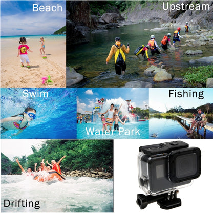 For GoPro  NEW HERO /HERO6   /5  30m Waterproof Housing Protective Case + Hollow Back Cover with Buckle Basic Mount & Screw, No Need to Disassemble Lens(GP413) - DJI & GoPro Accessories by buy2fix | Online Shopping UK | buy2fix