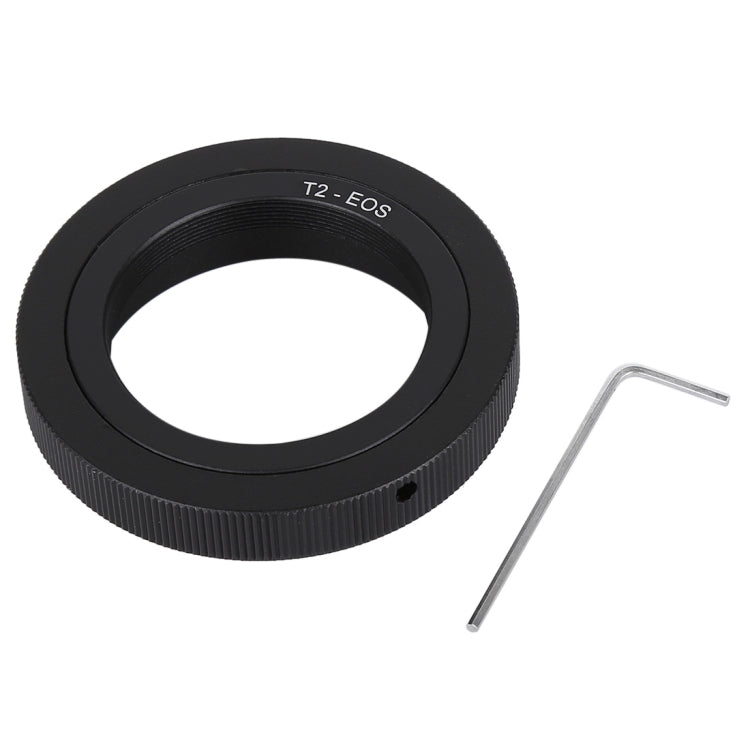 T2-EOS T2 Thread Lens to EOS Mount Metal Adapter Stepping Ring - Camera Accessories by buy2fix | Online Shopping UK | buy2fix