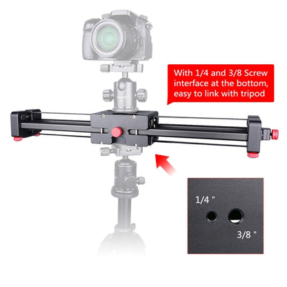 YELANGU YLG0109I 50cm / 100cm (Installs on Tripod) Slide Rail Track for DSLR / SLR Cameras / Video Cameras - Camera Slider by YELANGU | Online Shopping UK | buy2fix