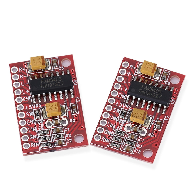 2 PCS LandaTianrui LDTR-WG0126 3W Audio Amplifier Board (Red) - Other Accessories by buy2fix | Online Shopping UK | buy2fix