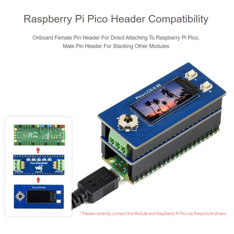 Waveshare 2-Channel RS485 Module for Raspberry Pi Pico, SP3485 Transceiver, UART To RS485 - Modules Expansions Accessories by WAVESHARE | Online Shopping UK | buy2fix