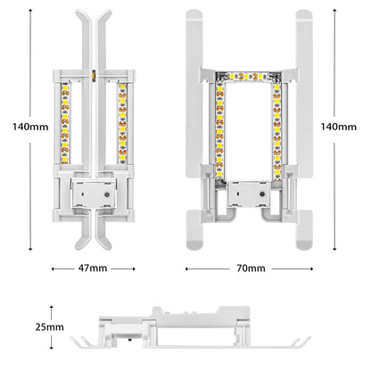 STARTRC 1109190 for DJI Mini 2 / Mavic Mini Foldable Quick Release Anti-collision Landing Gear Height Extender Holder with LED Night Indicator Light(Grey) - Mount & Holder by STARTRC | Online Shopping UK | buy2fix