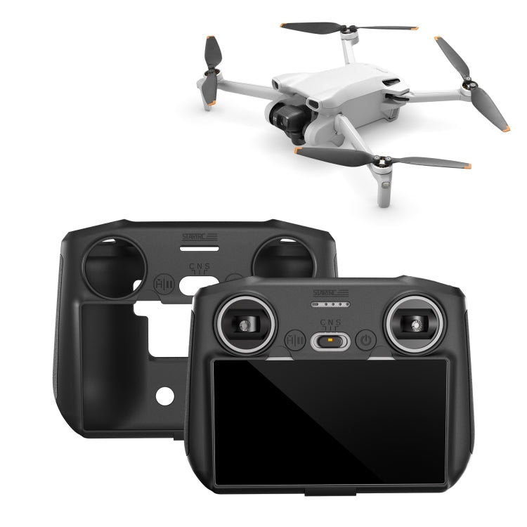 STARTRC Silicone Shockproof Anti-scratch Case for DJI Mini 3 Pro Remote Control(Black) - Carry Cases & Bags by STARTRC | Online Shopping UK | buy2fix