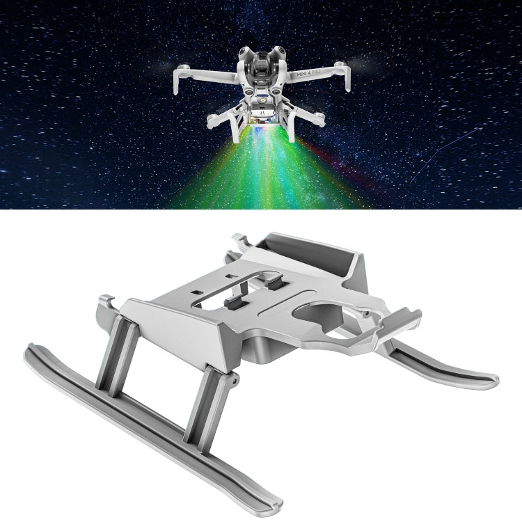 For DJI Mini 4 Pro STARTRC LED Light Folding Heightened Landing Gear Training Rack (Grey) - Other by STARTRC | Online Shopping UK | buy2fix