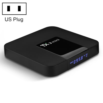 TX3 mini 4K HD Smart TV Box, Android 10.0, H616/H313 up to 1.2 GHz, Quad Core ARM Cortex-A53, 2GB + 16GB, Support 2.4G/5G WiFi, HDMI, AV, LAN, TF Card, US Plug - Consumer Electronics by buy2fix | Online Shopping UK | buy2fix