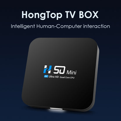 H50 Mini 4K Smart Network TV Box, Android 10.0, RK3318 Quad Core, 2GB+16GB, US Plug - Consumer Electronics by buy2fix | Online Shopping UK | buy2fix