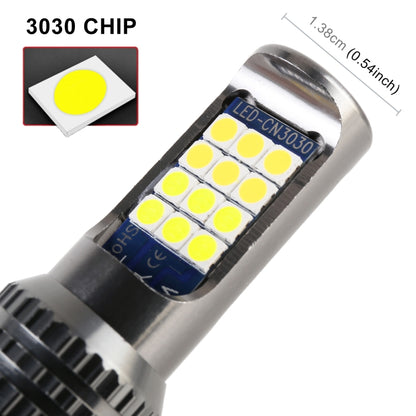 9006 2 PCS DC12-24V / 8.6W Car Double Colors Fog Lights with 24LEDs SMD-3030 & Constant Current, Bag Packaging(White Light + Lime Light) - In Car by buy2fix | Online Shopping UK | buy2fix