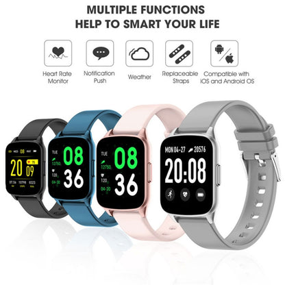 Lokmat KW17 1.3 inch TFT Screen IP68 Waterproof Smart Watch, Support Sleep Monitor / Heart Rate Monitor / Blood Pressure Monitor(Grey) - Smart Wear by Lokmat | Online Shopping UK | buy2fix