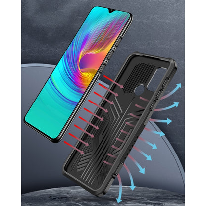 For OPPO Reno5 5G Machine Armor Warrior Shockproof PC + TPU Protective Case(Royal Blue) - OPPO & vivo Accessories by buy2fix | Online Shopping UK | buy2fix